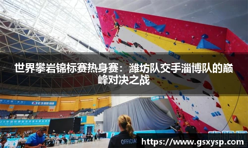 世界攀岩锦标赛热身赛：潍坊队交手淄博队的巅峰对决之战