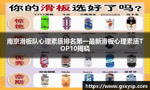 南京滑板队心理素质排名第一最新滑板心理素质TOP10揭晓